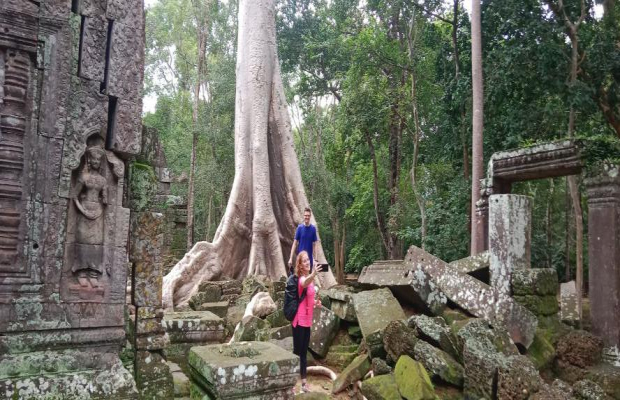 Jungle Temple, Siem reap cycling